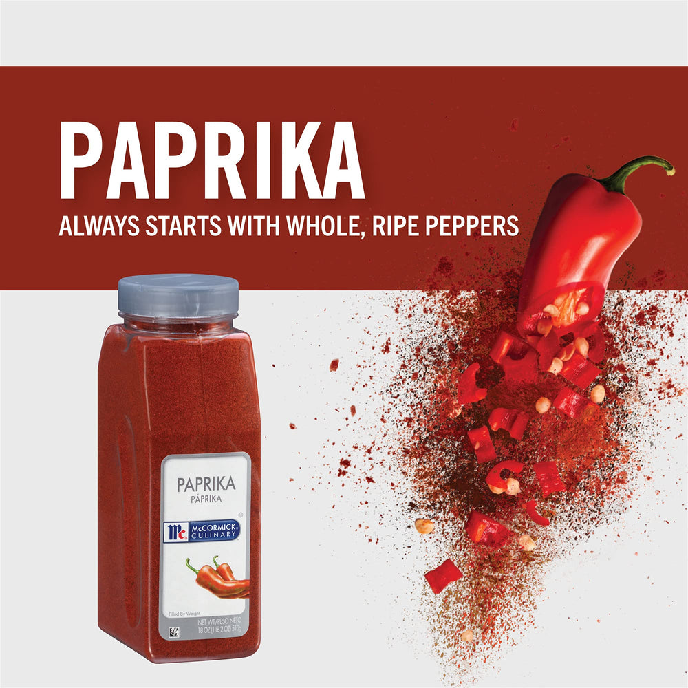 McCormick Culinary Paprika potatoes rice pasta for a colorful finish