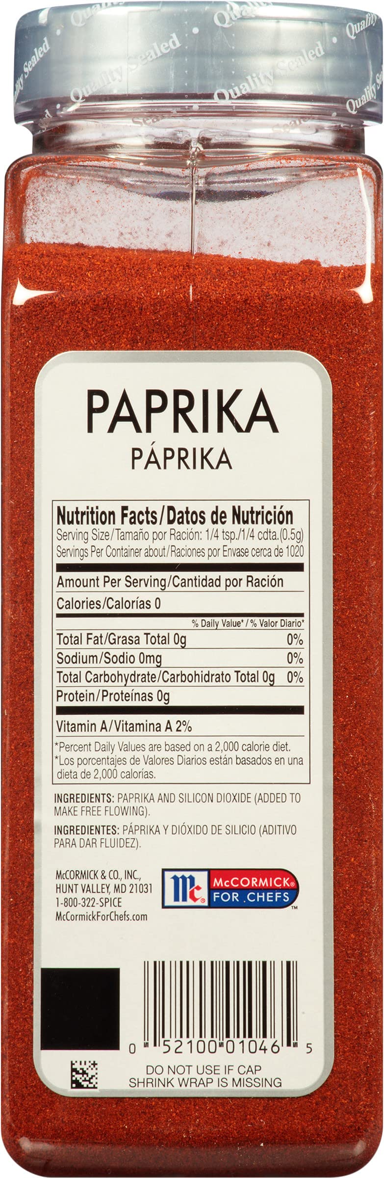 McCormick Culinary Paprika rub bowl vibrant rub for chicken or pork