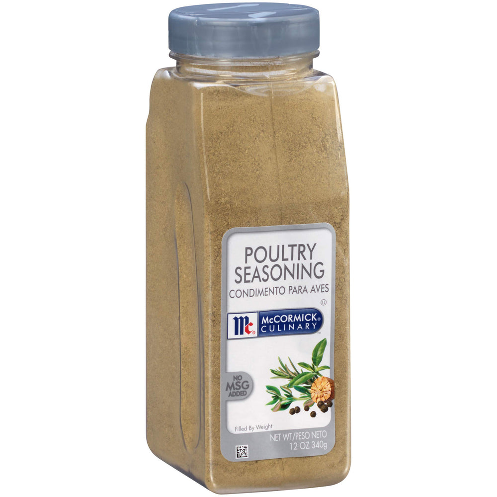 McCormick Culinary Poultry Seasoning jar ready for kitchen use