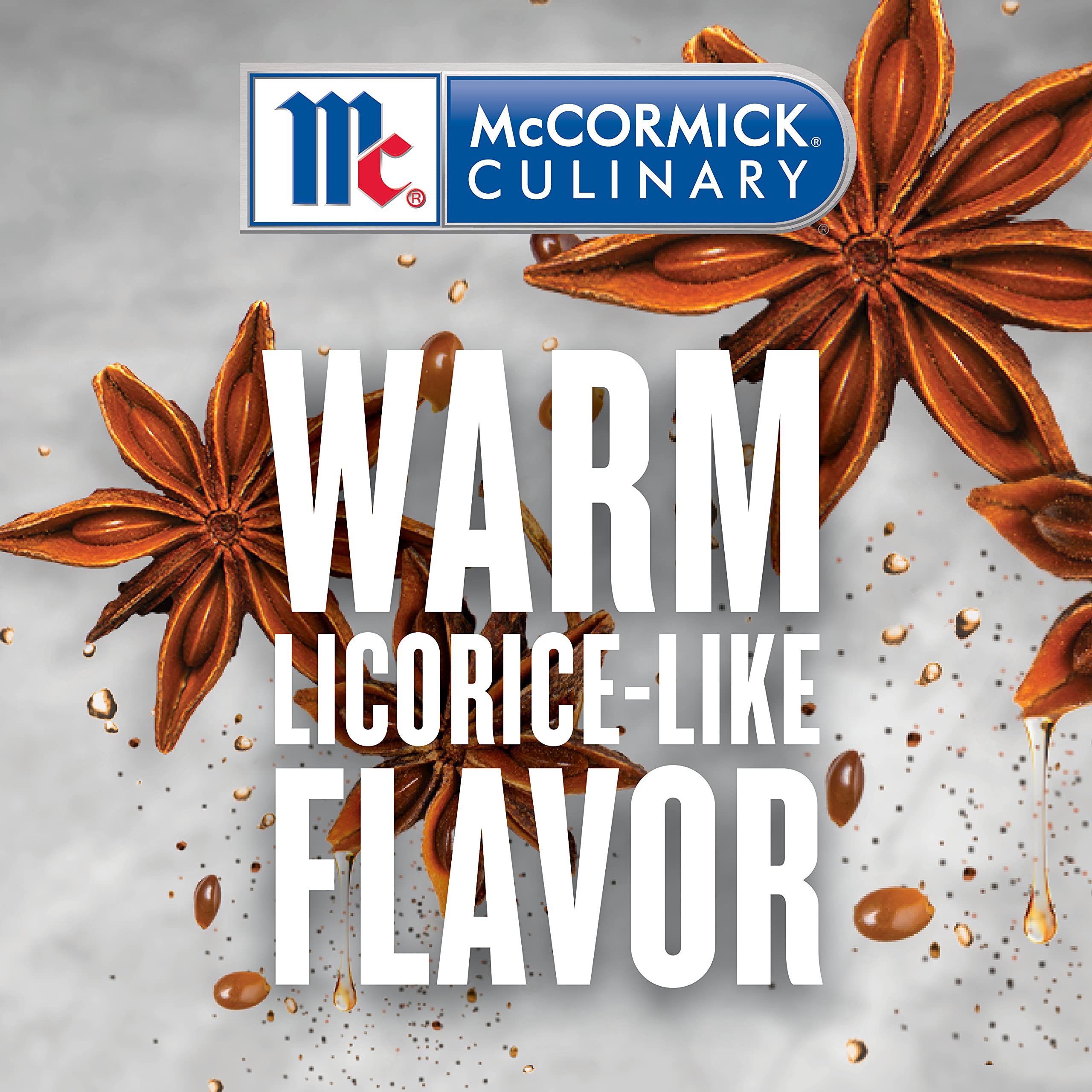 McCormick Culinary Pure Anise Extract glass bottle on kitchen counter