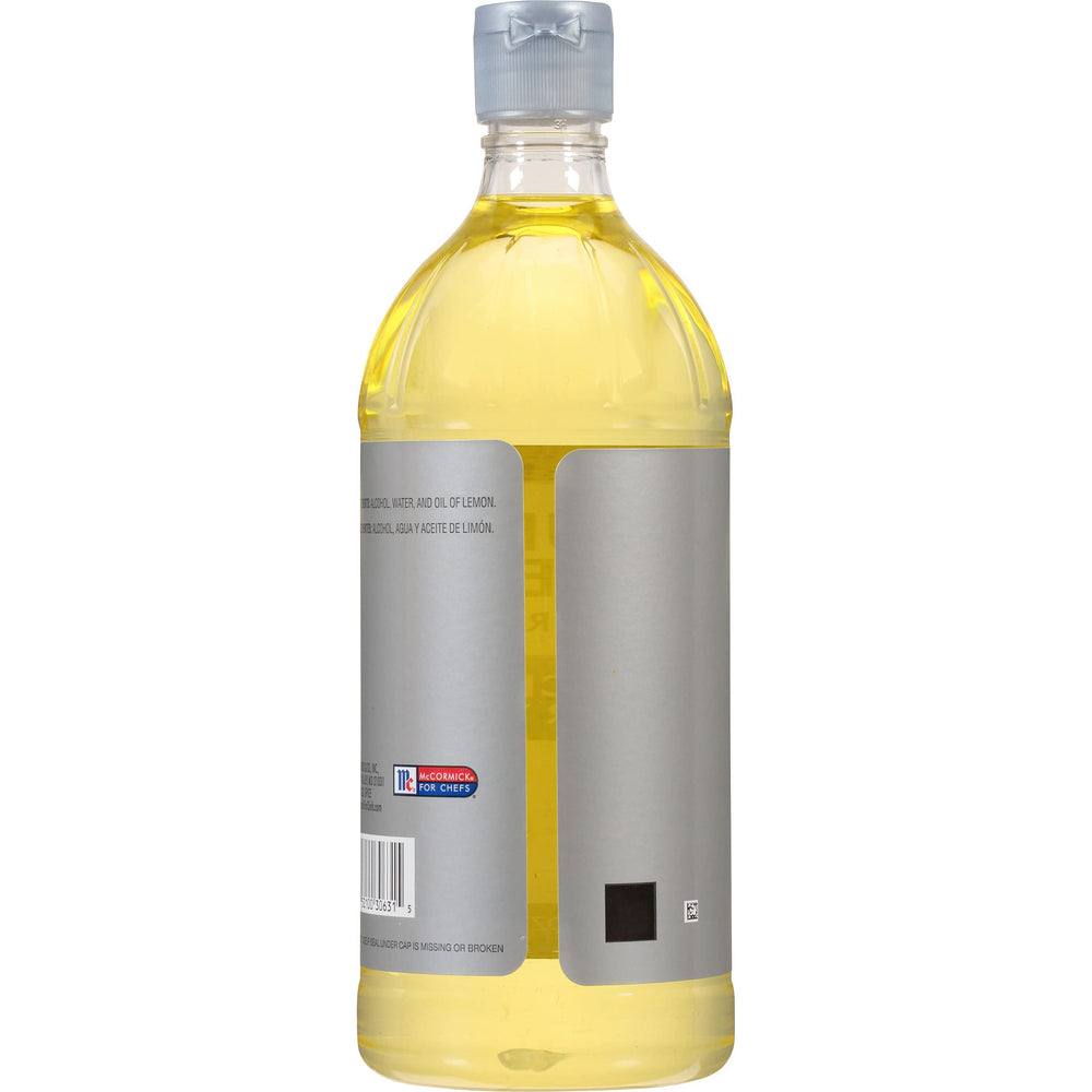 McCormick Culinary lemon extract drops dispense precise citrus notes for fillings.