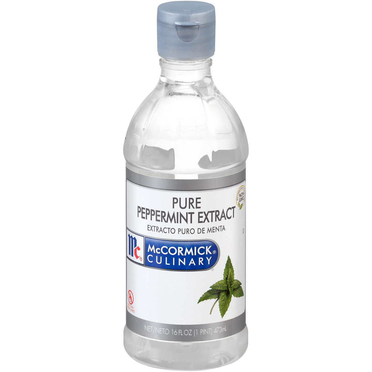 McCormick Culinary Peppermint Extract bottle adds fresh flavor to cookies and sauces.