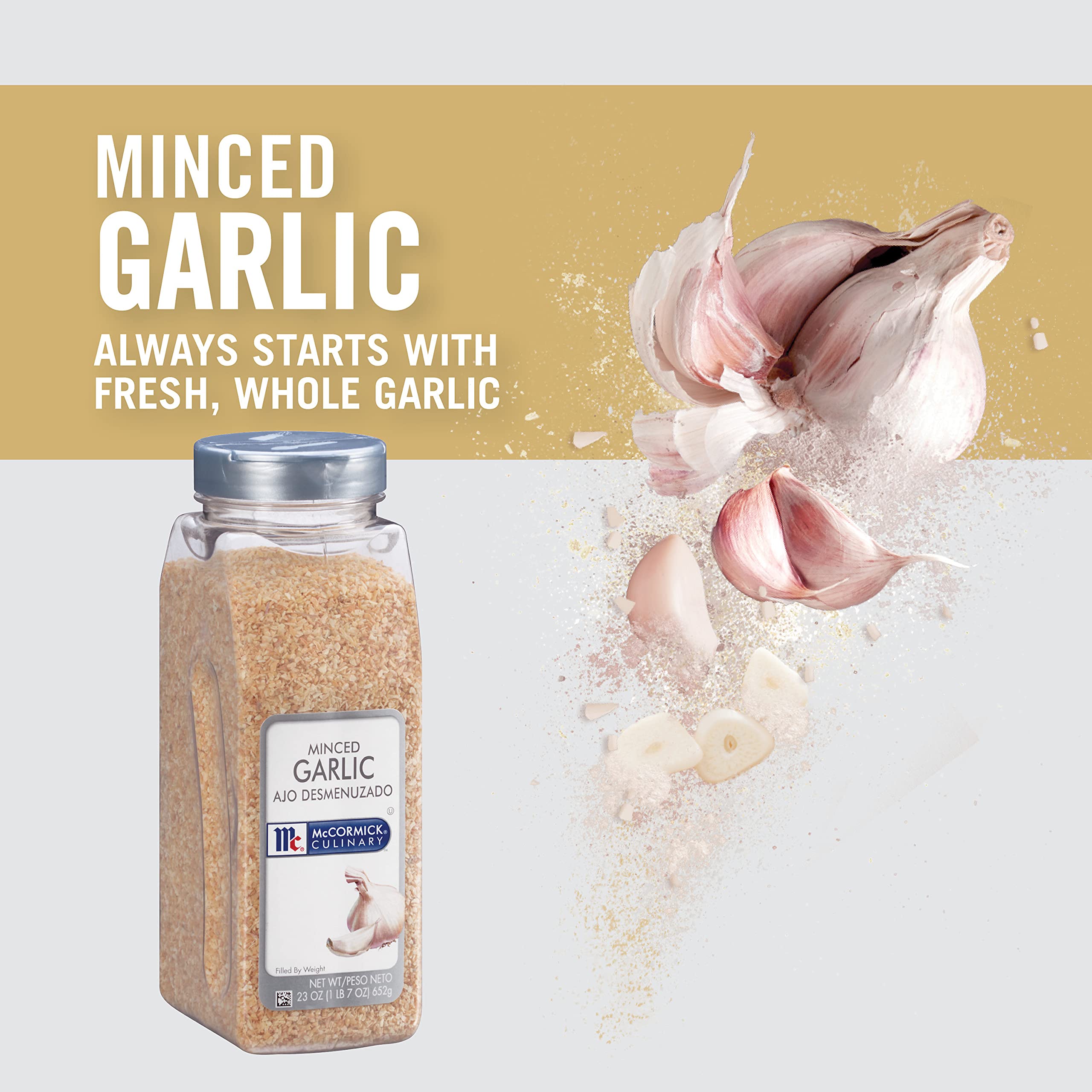 McCormick Culinary ready-to-use minced garlic speeds up meal prep