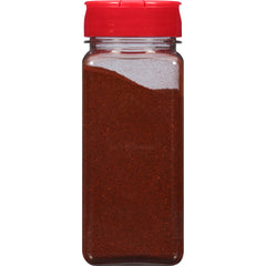 McCormick Dark Chili Powder packaging front emphasizes peppers and spices quality.