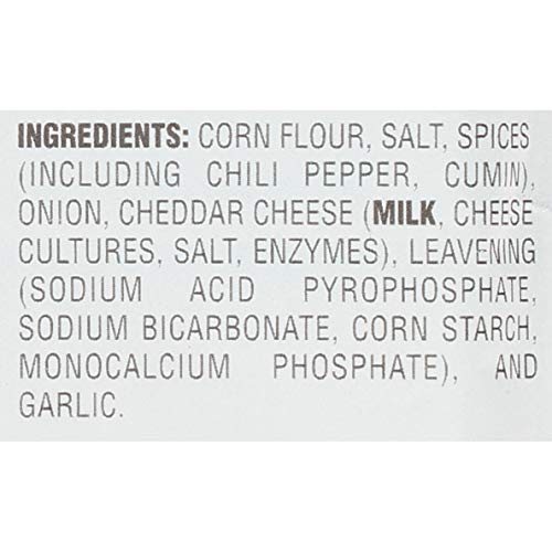 Close-up of the label showing spices and no artificial flavors