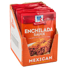 McCormick Enchilada Sauce Mix package front for quick weeknight enchiladas