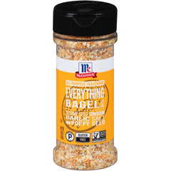 McCormick Everything Bagel Seasoning jar front view boosts savory aroma for home cooks