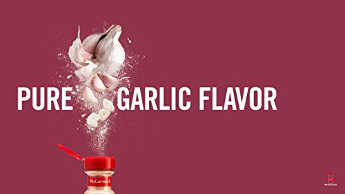 McCormick Fine Garlic Powder kitchen shelf close-up suggests ample storage for home cooks