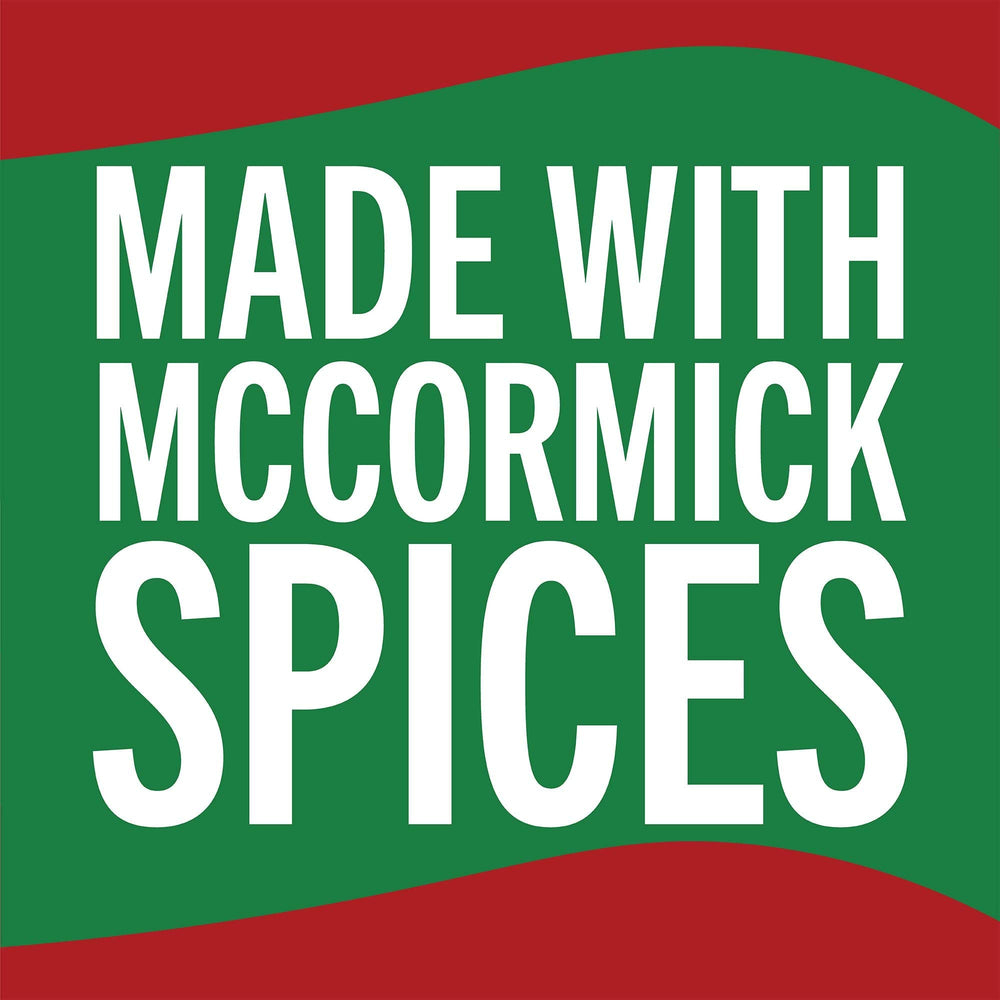 McCormick Garlic Butter Shrimp Scampi Mix ingredients close-up highlighting spices.