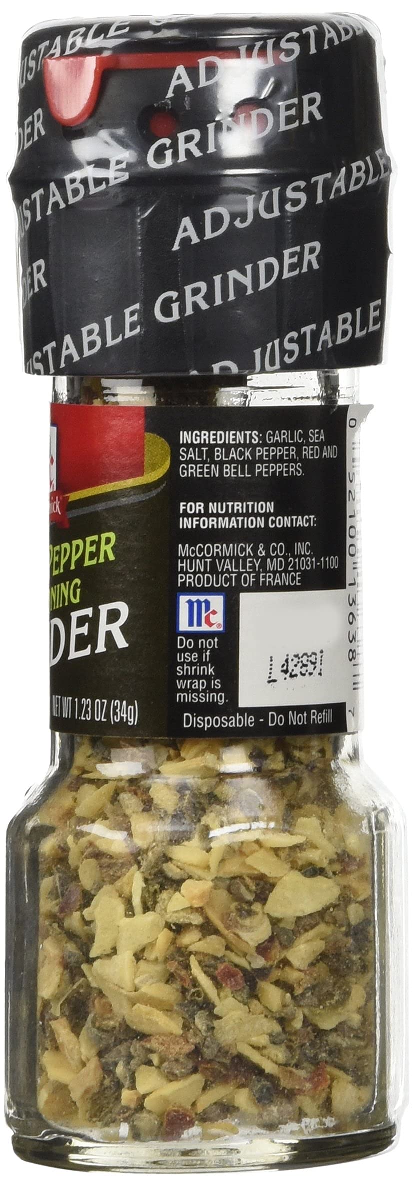 Finished dish seasoned with McCormick garlic pepper adds aroma