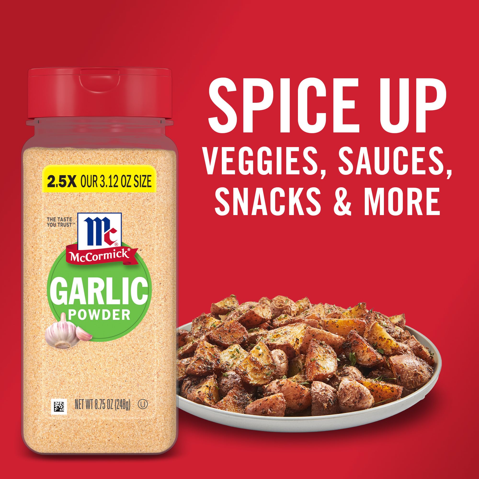 McCormick Garlic Powder pizza-eggs adds familiar aroma to favorites.