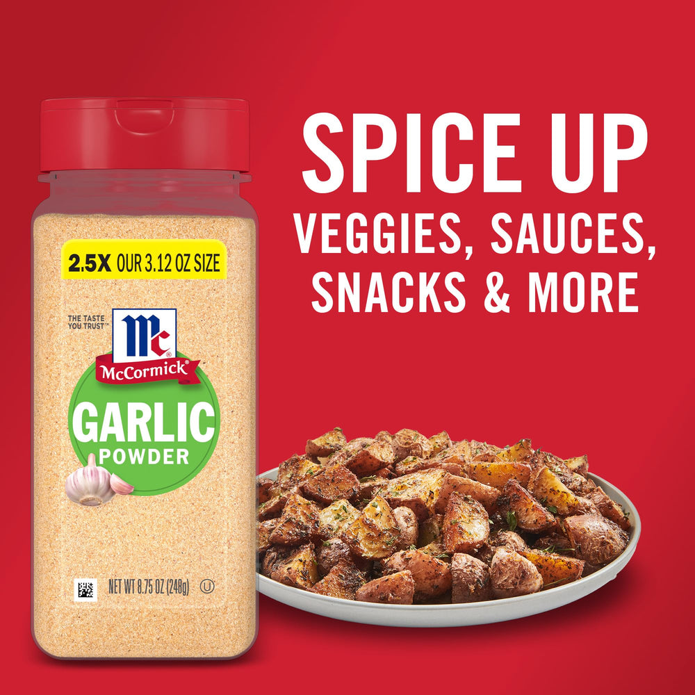 McCormick Garlic Powder pizza-eggs adds familiar aroma to favorites.