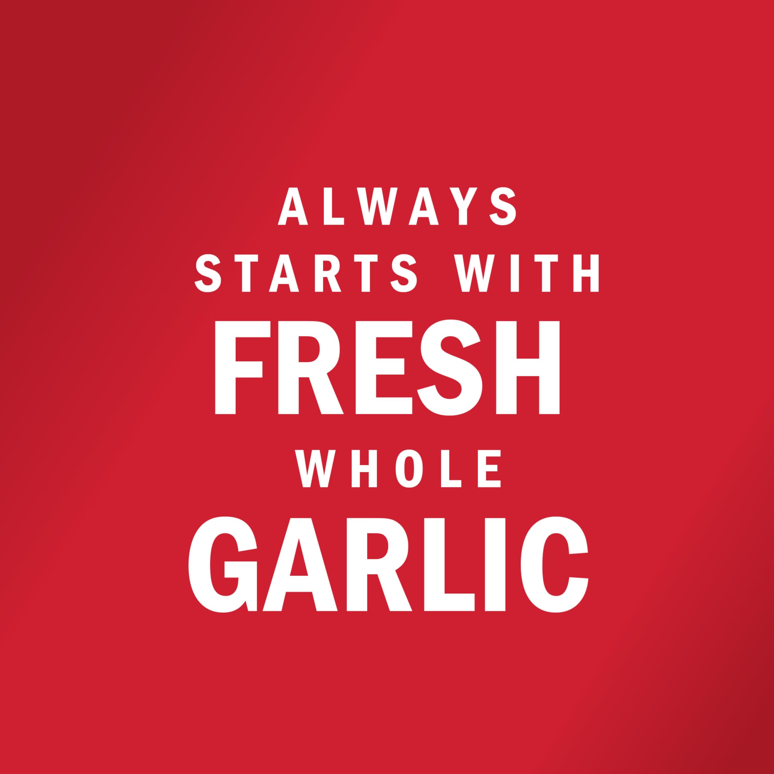 McCormick Garlic Salt dips-potatoes image suggests adding depth to dips, potatoes, vegetables.