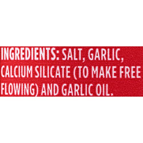 Close-up of McCormick Garlic Salt dried garlic cloves, mellow garlic flavor.