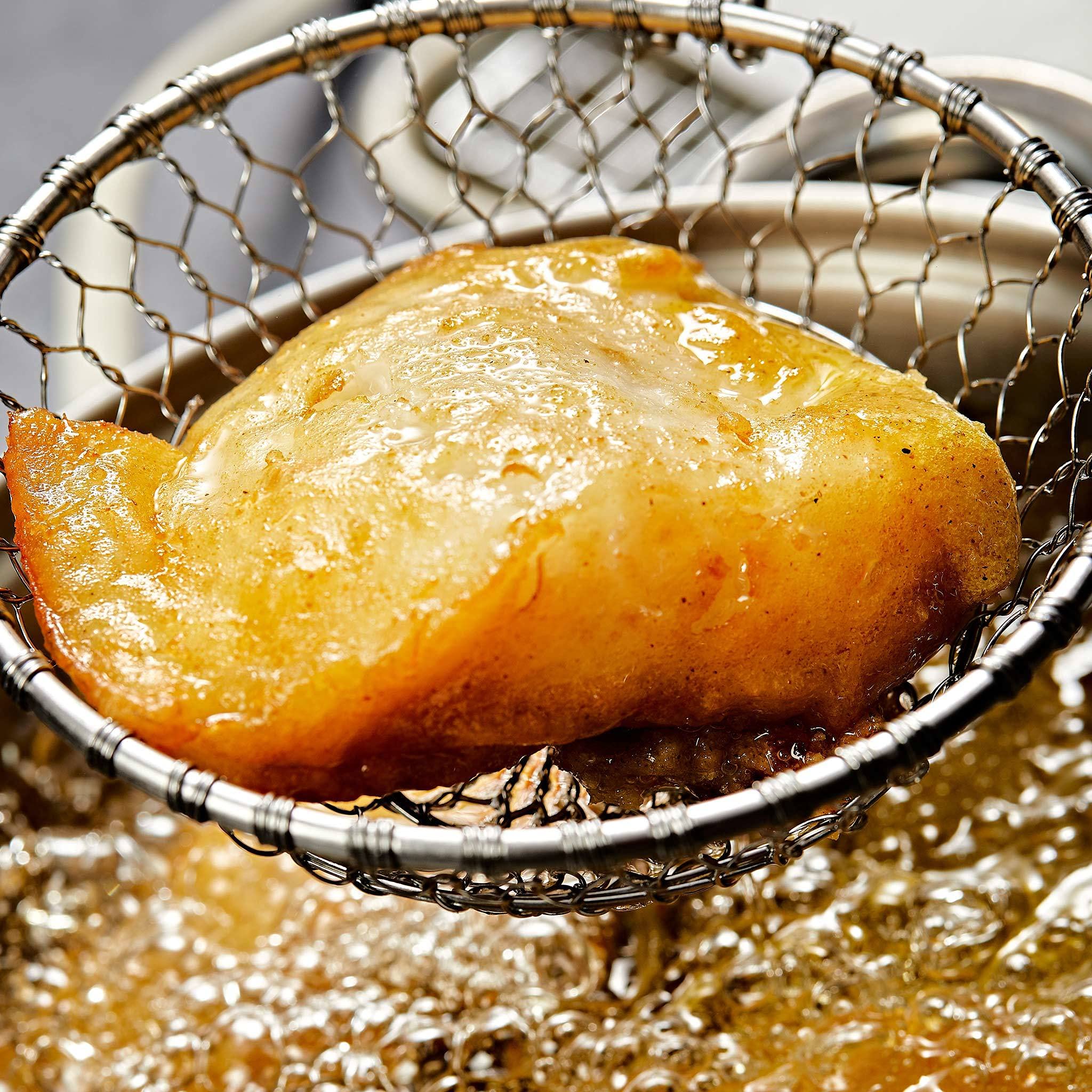 McCormick Golden Dipt oven-frying directions for a lighter crust.