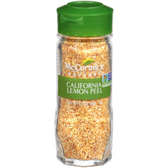 McCormick Gourmet California Lemon Peel bottle for quick citrus zest