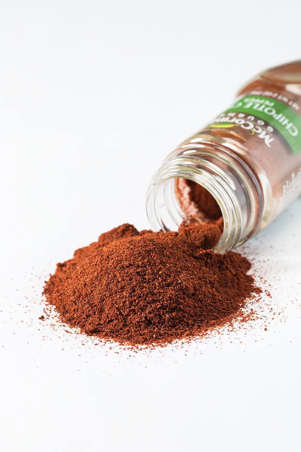 McCormick Gourmet chipotle pepper tin packaging for pantry storage.