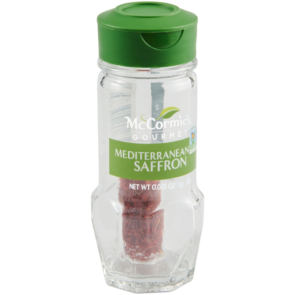 McCormick Gourmet Mediterranean Saffron threads close-up for vibrant color in rice