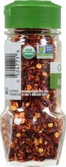 Spice jar display for McCormick Gourmet Organic Crushed Red Pepper ready to season.