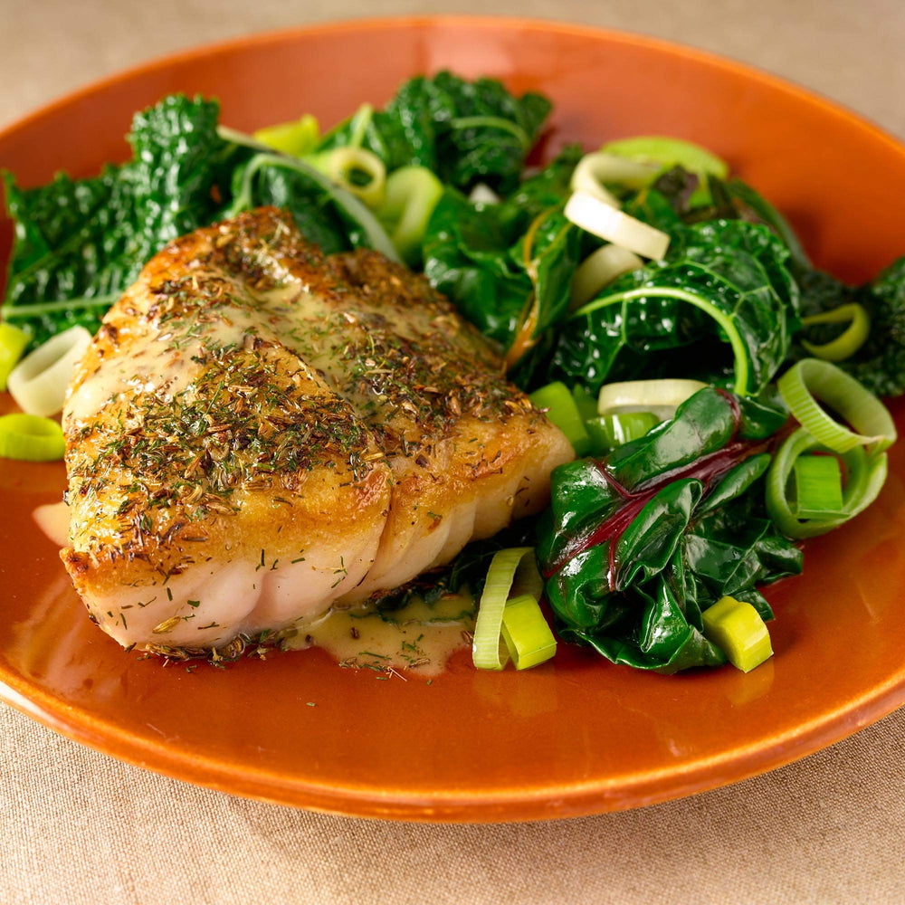 McCormick Gourmet Organic Dill Weed garnish adds fresh herbal flair to salads.