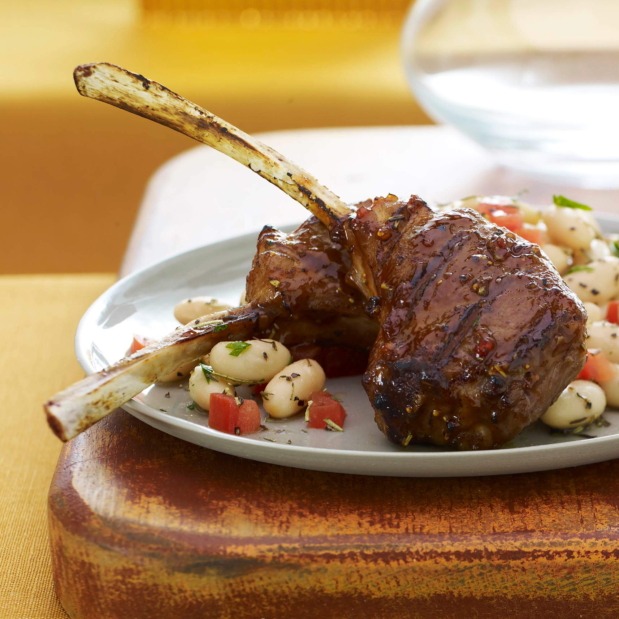 McCormick Gourmet Organic Herbes de Provence on goat cheese makes a quick appetizer.