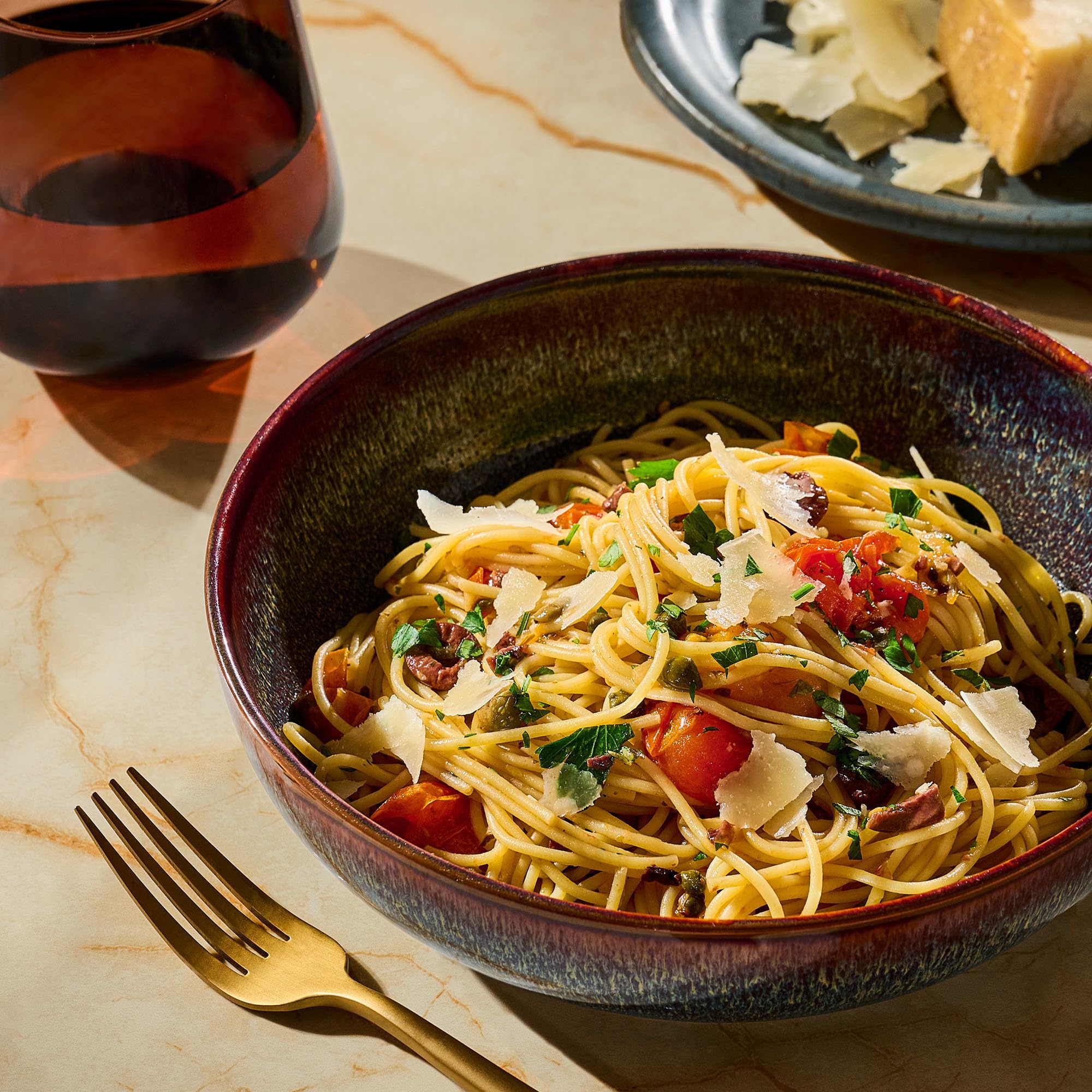 McCormick Gourmet Organic Italian Seasoning with pasta sauce in a pot