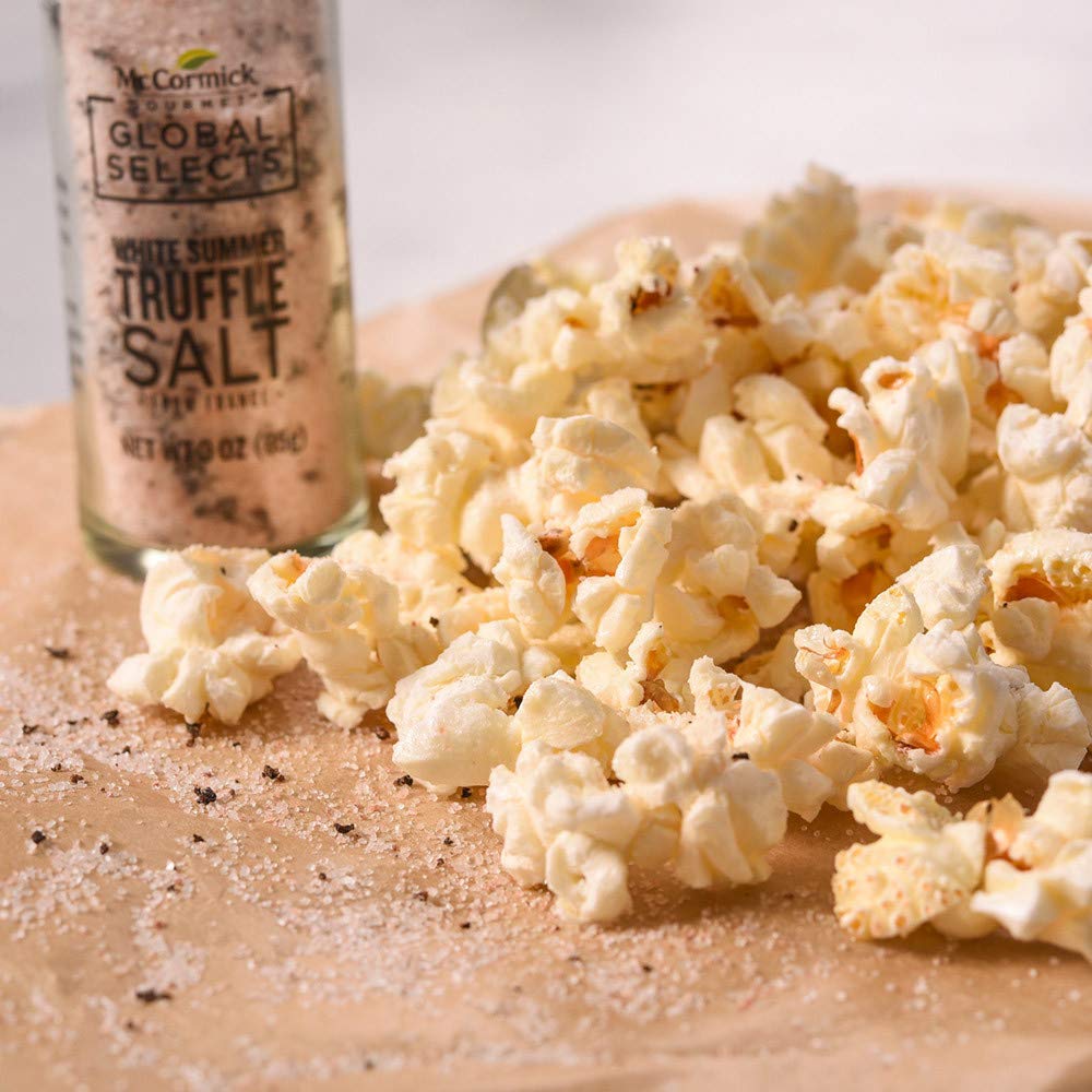 McCormick Gourmet White Summer Truffle Salt on roasted potatoes boosts depth and aroma
