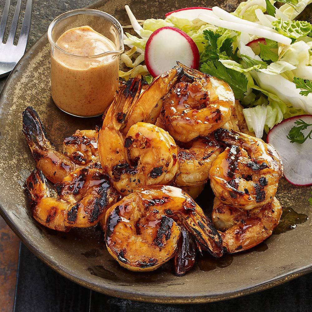 McCormick Grill Mates 7 Spice Teriyaki glaze adds heat and depth.