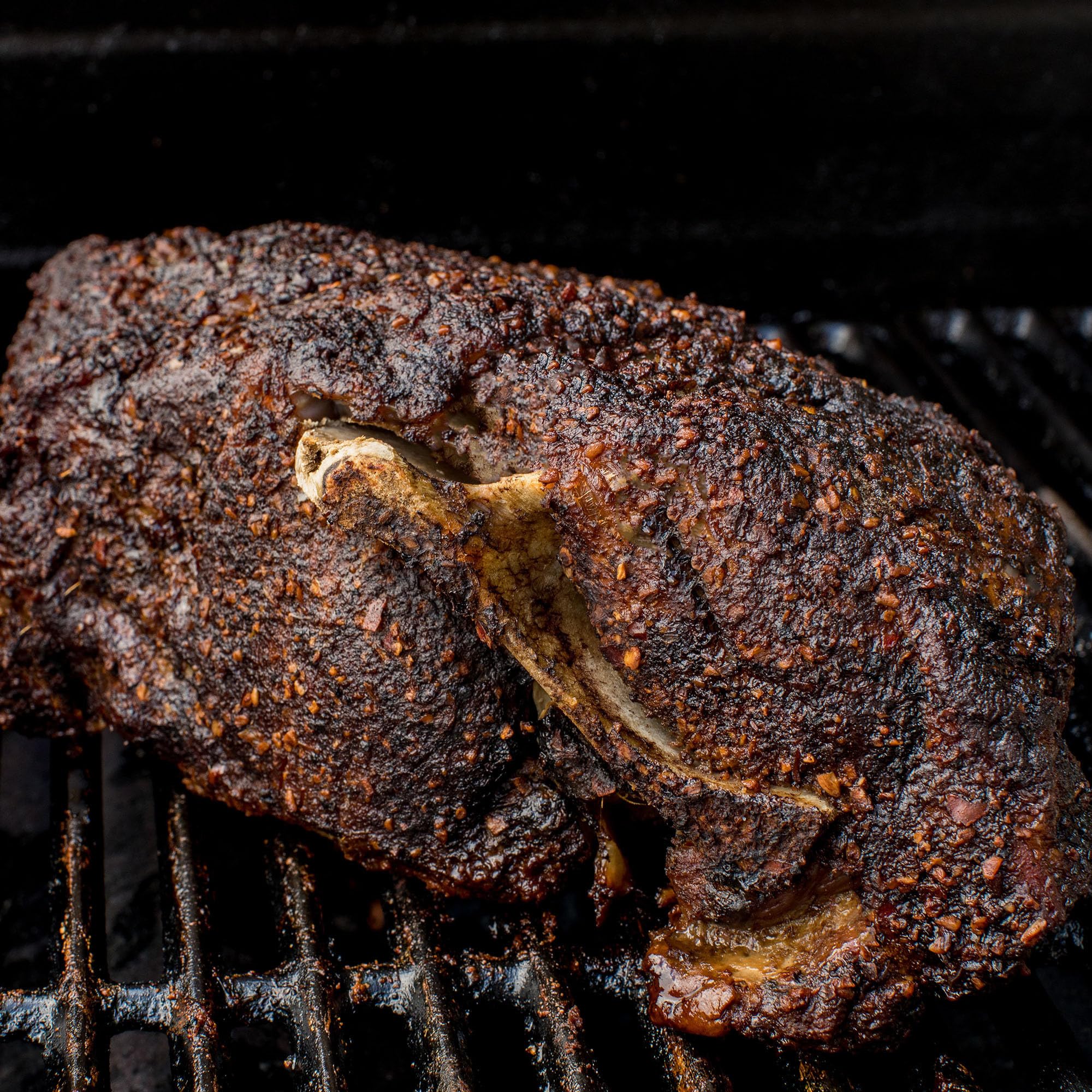 Beef steaks with McCormick Applewood Rub form a rich crust