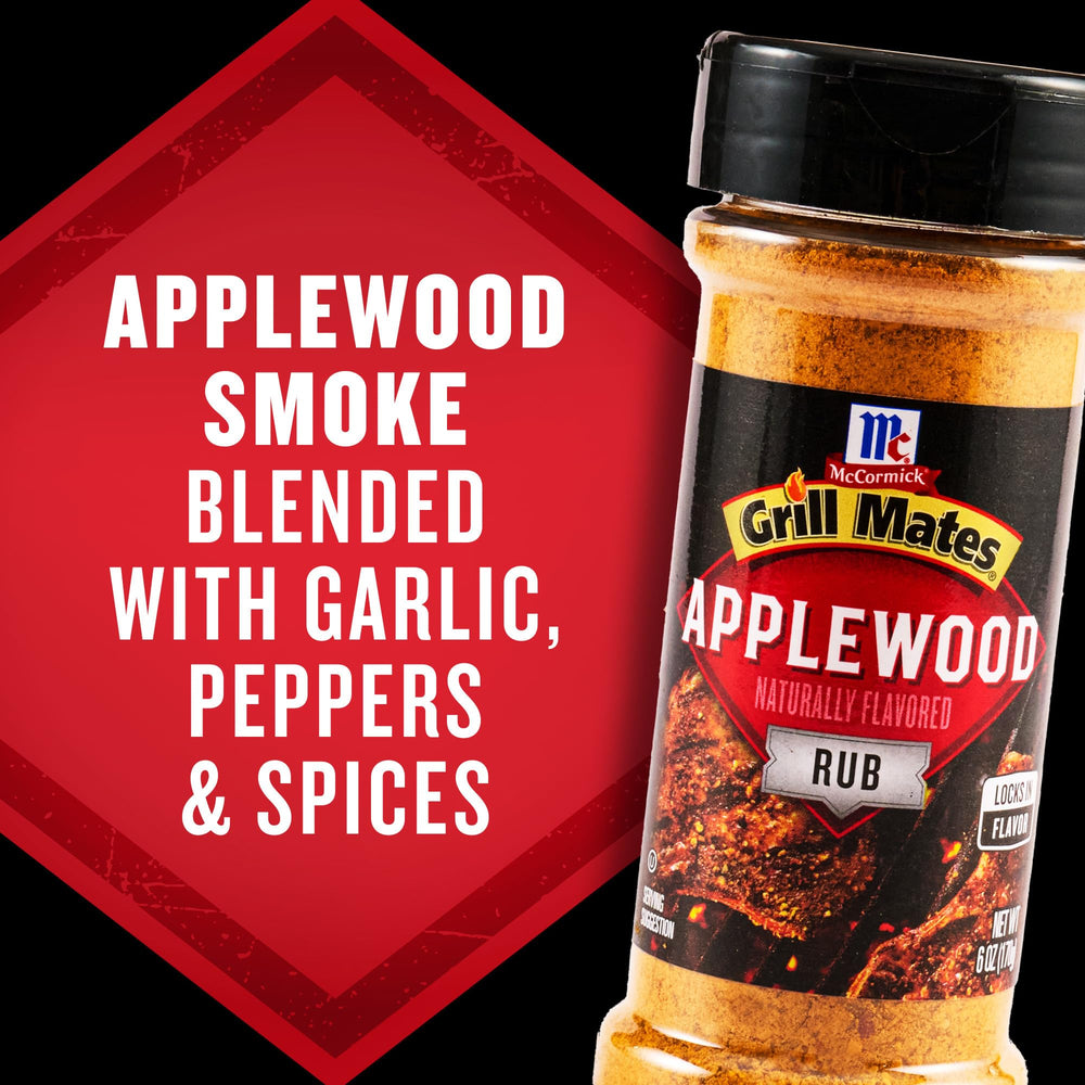 Chicken thighs with McCormick Applewood Rub for juicy grilling