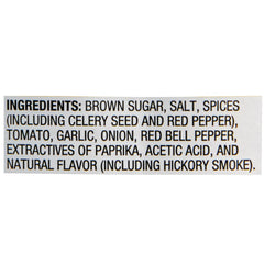 McCormick Grill Mates Barbecue Seasoning bottle resting on grill for convenience