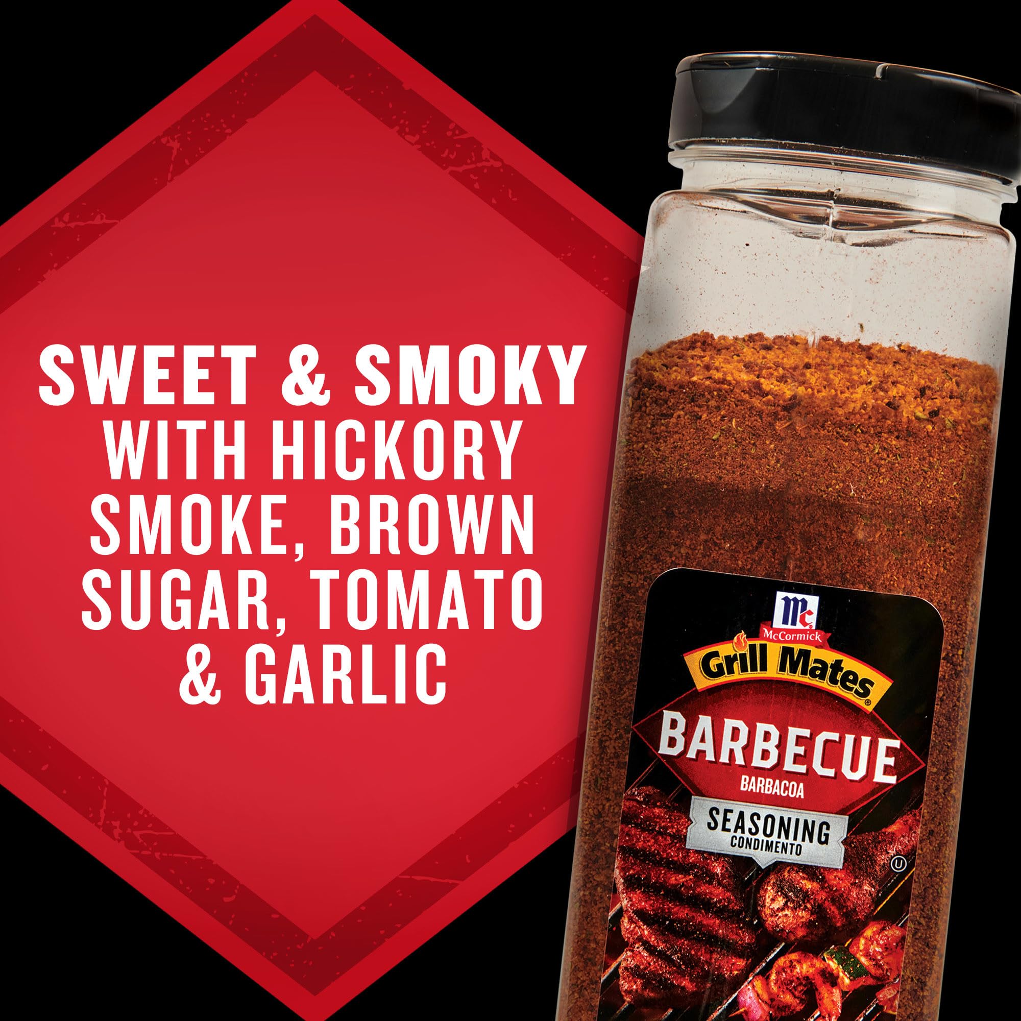 Vegetables seasoned with McCormick Grill Mates Barbecue Seasoning for depth