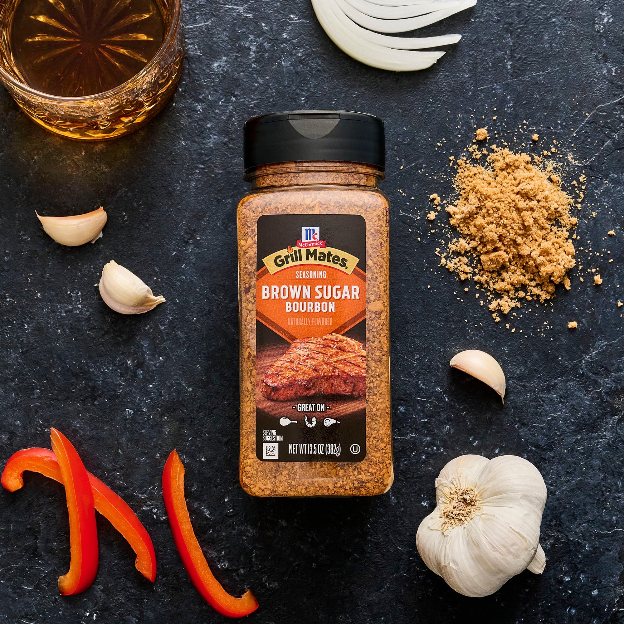 McCormick Grill Mates Brown Sugar Bourbon glaze for pork chops.