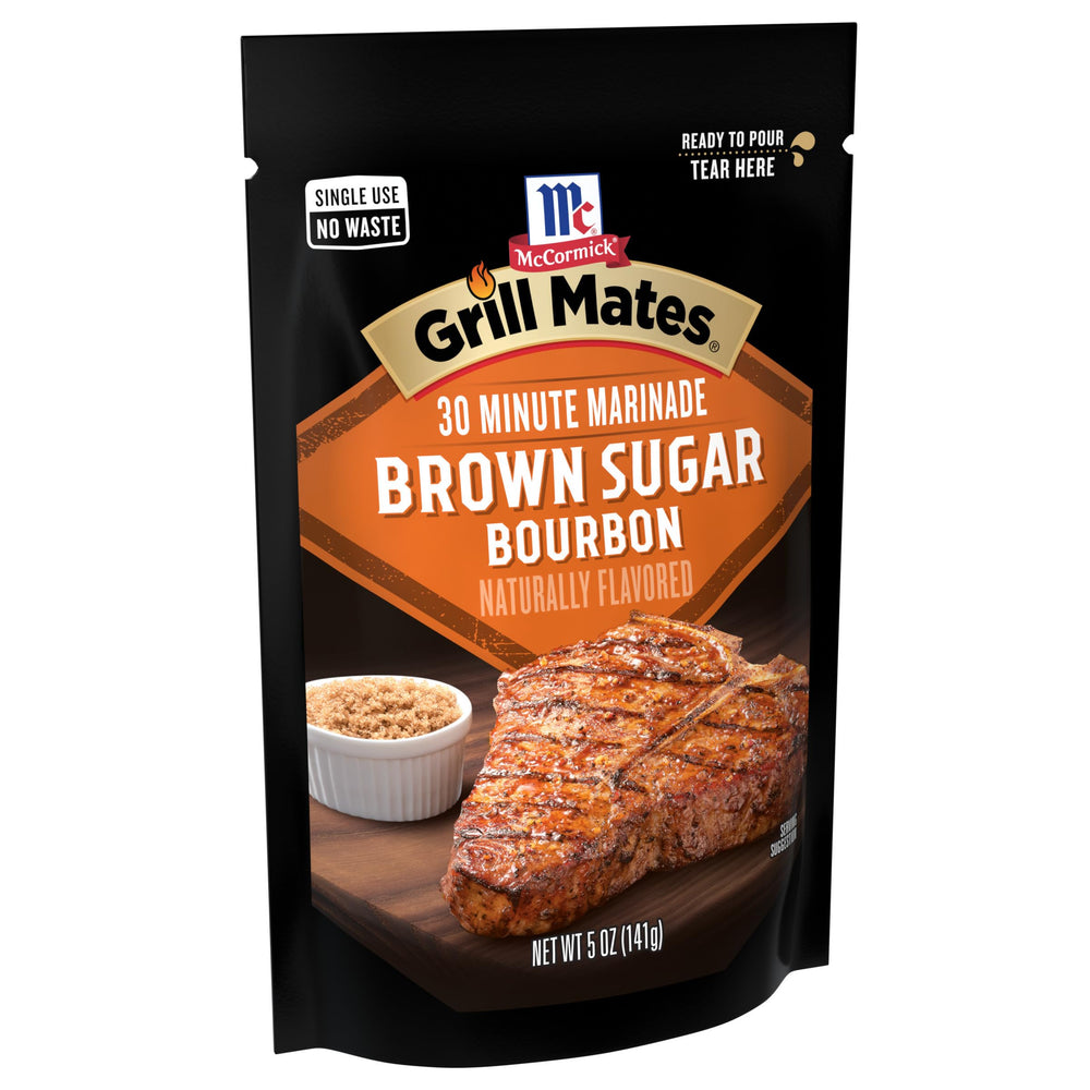 Close up of Brown Sugar Bourbon ingredients for rich, smoky flavor
