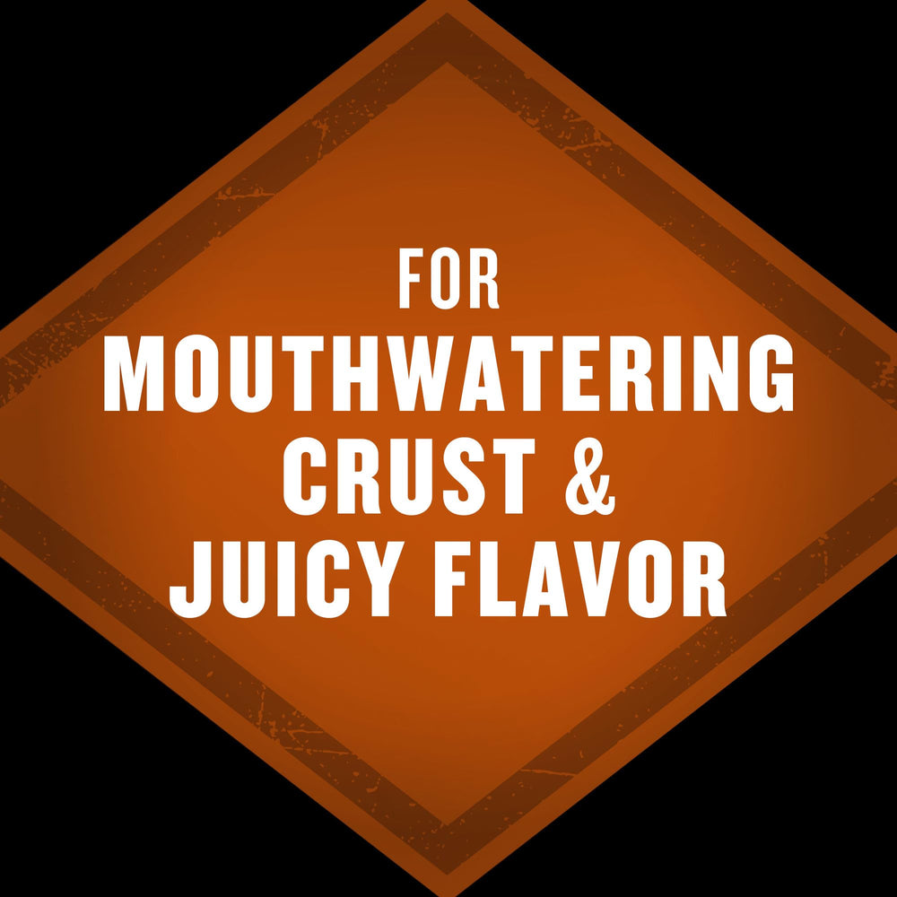 McCormick Grill Mates Brown Sugar Bourbon on chicken for juicy crust.