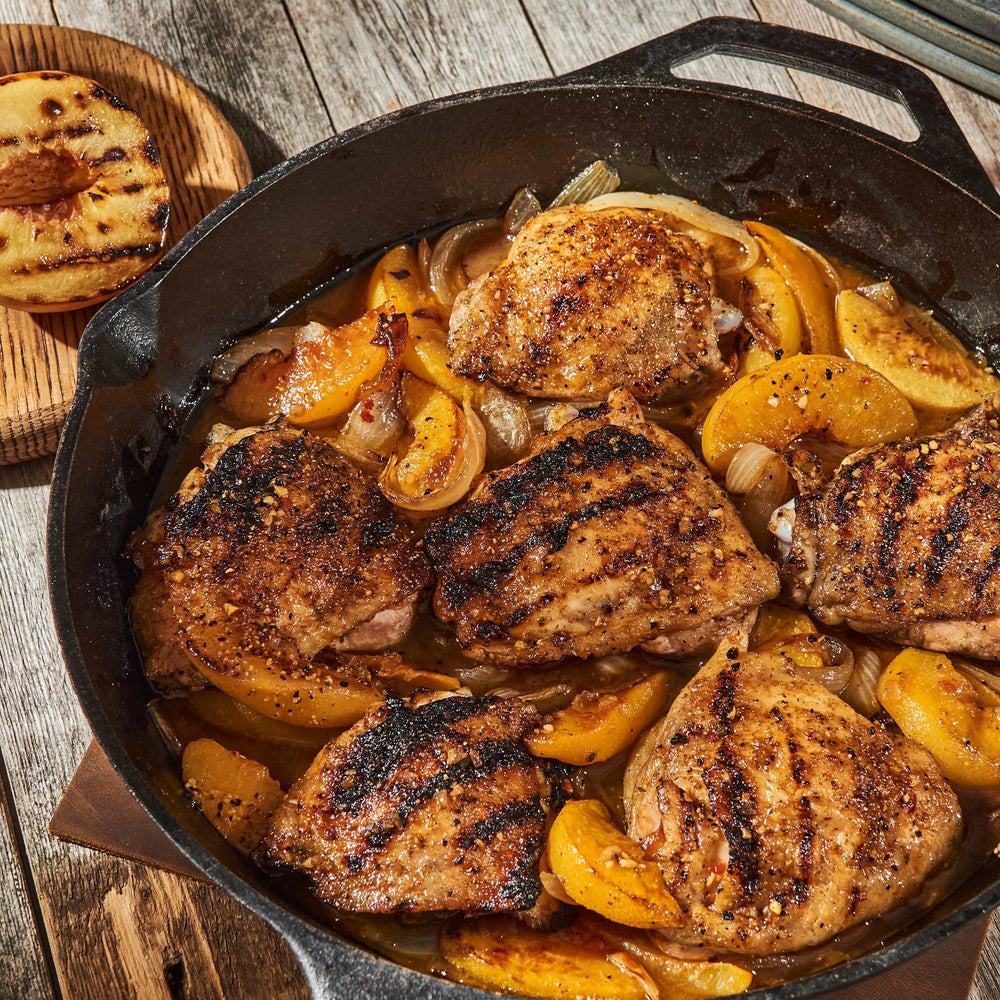 McCormick Grill Mates Brown Sugar Bourbon on seafood for balance.