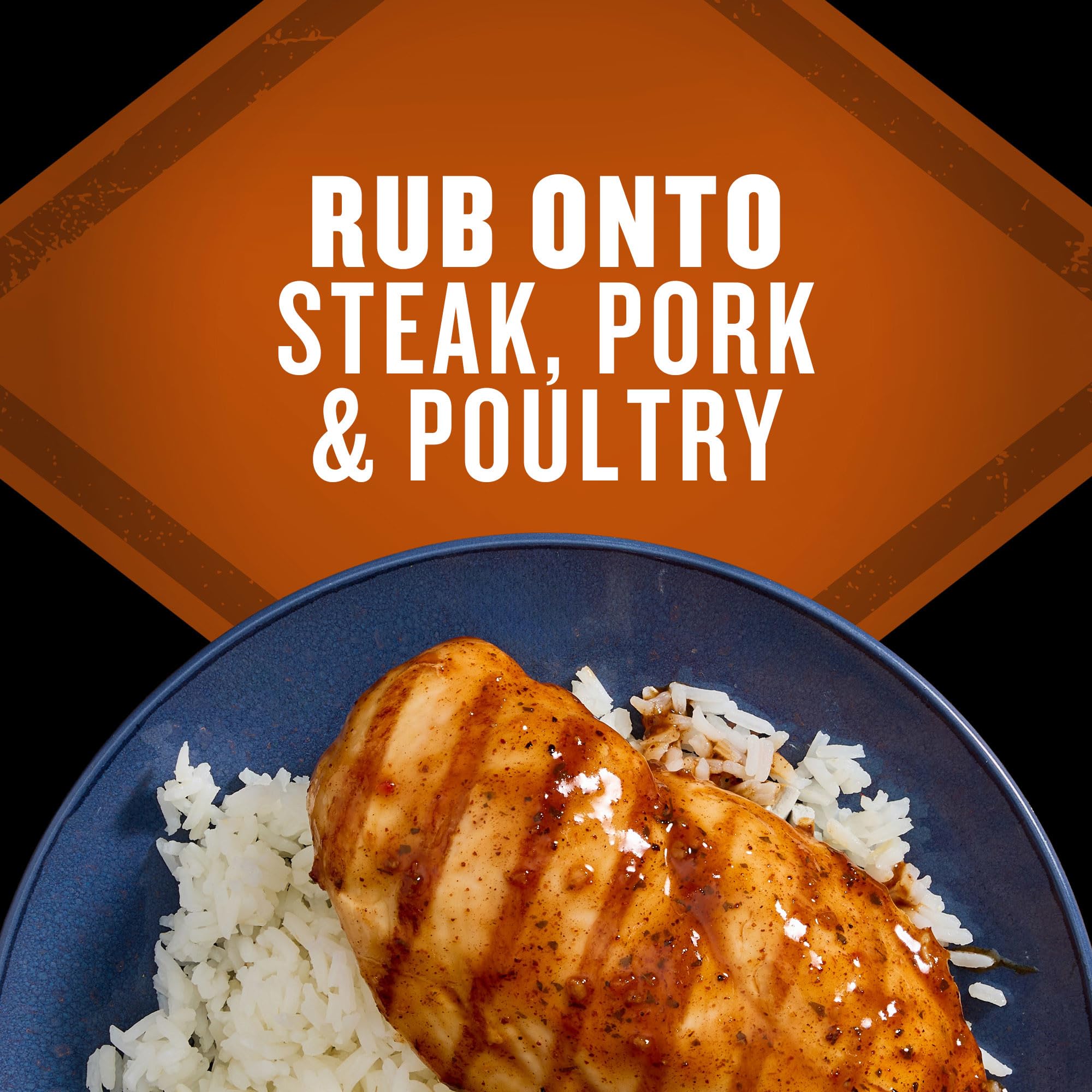 McCormick Brown Sugar Bourbon dusting elevates rotisserie chicken.