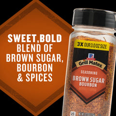 Brown Sugar Bourbon on chicken for savory glaze