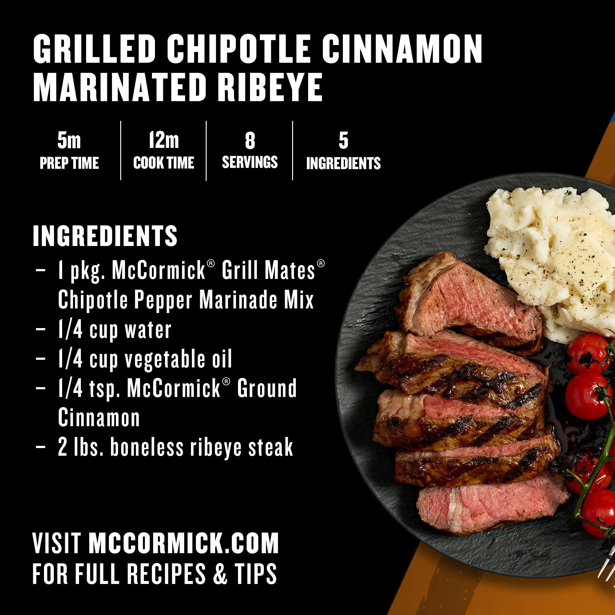 Chipotle Marinade packet used with water for quick prep