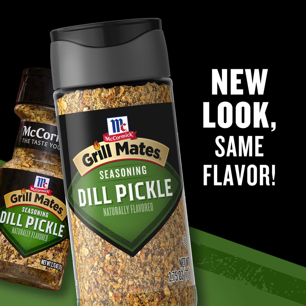 McCormick Grill Mates Dill Pickle Seasoning on chicken breast marinade prep.