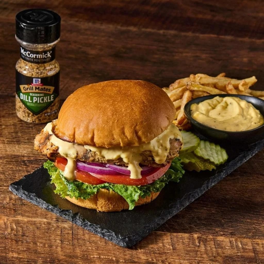 McCormick Grill Mates Dill Pickle seasoning on popcorn for a zesty snack twist