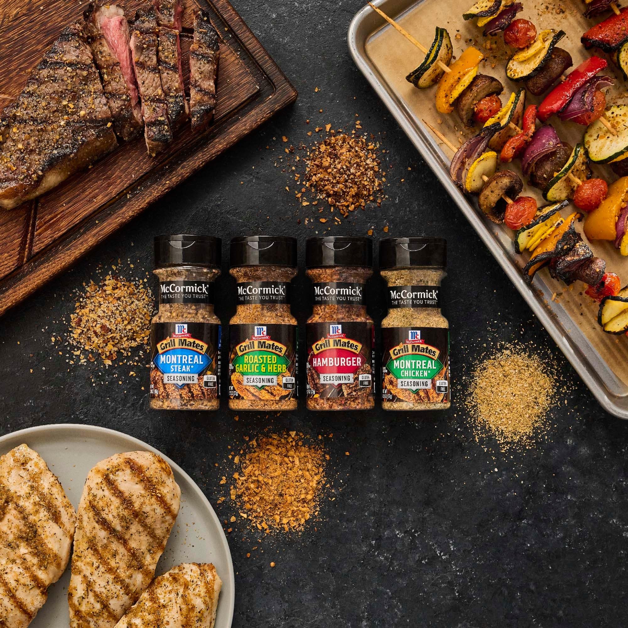 McCormick Grill Mates Hamburger Seasoning pour flavors backyard burgers