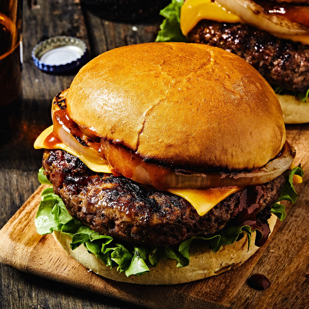 McCormick Grill Mates Hamburger Seasoning flavor hints with peppers.