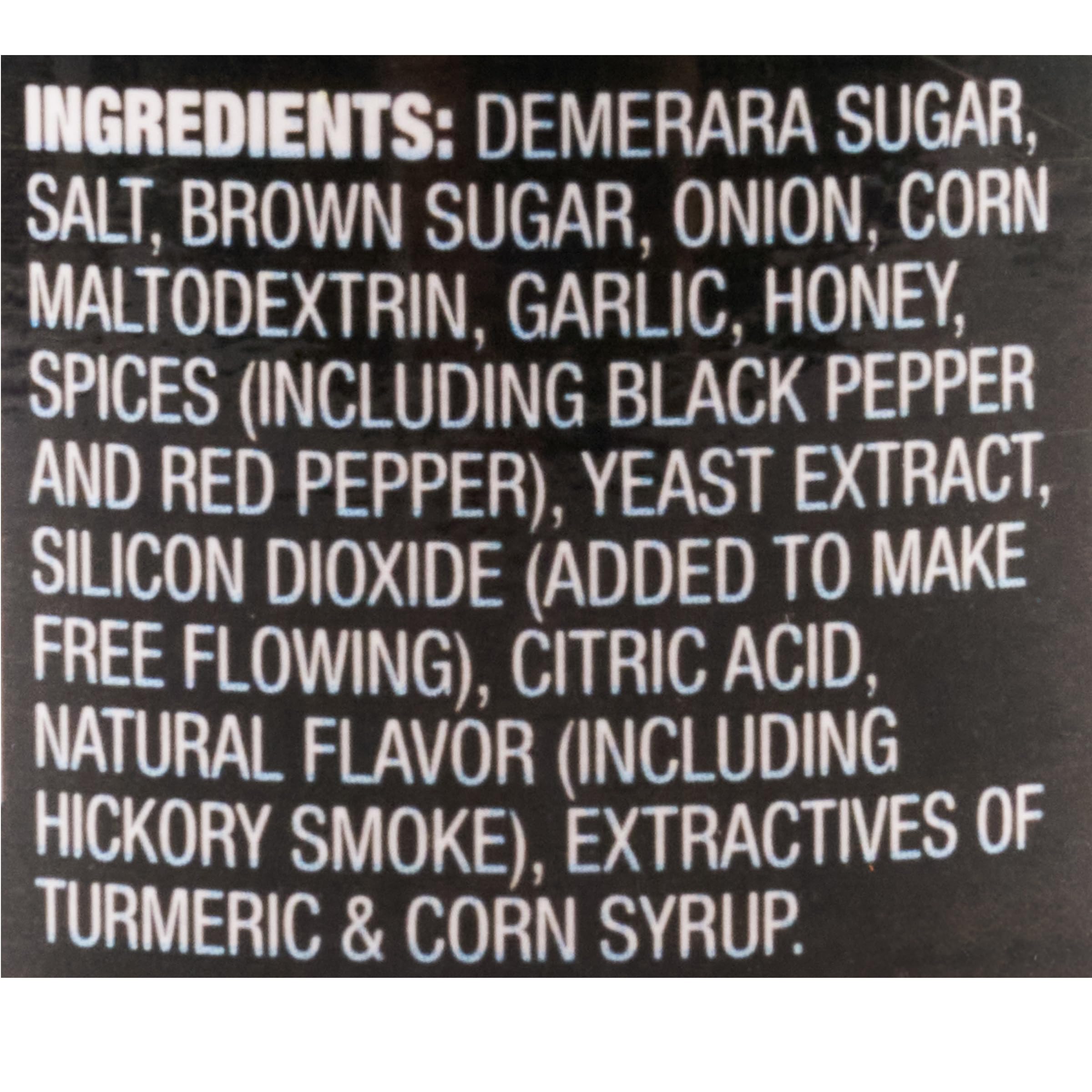 McCormick Honey Hickory Rub jar with dual flip-cap highlights easy measuring and dispensing.