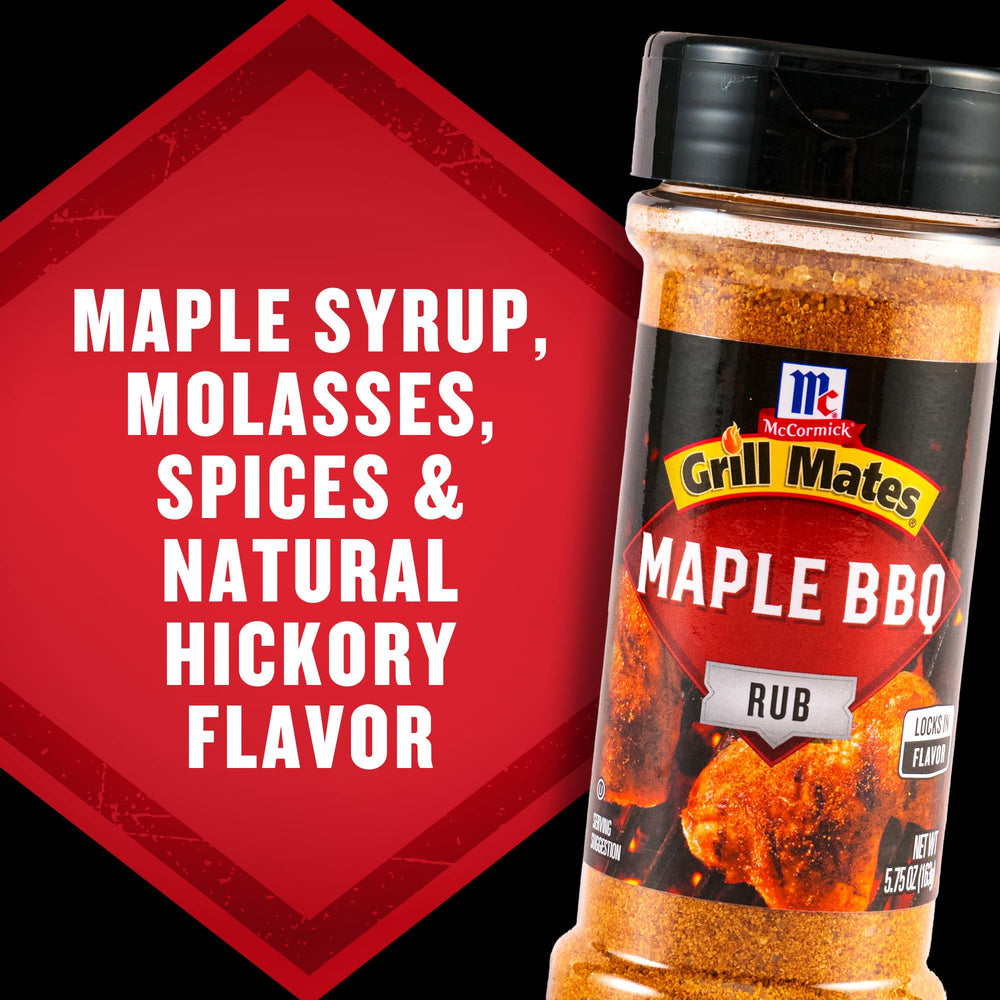 Maple BBQ Rub on beef as it sears for bold flavor