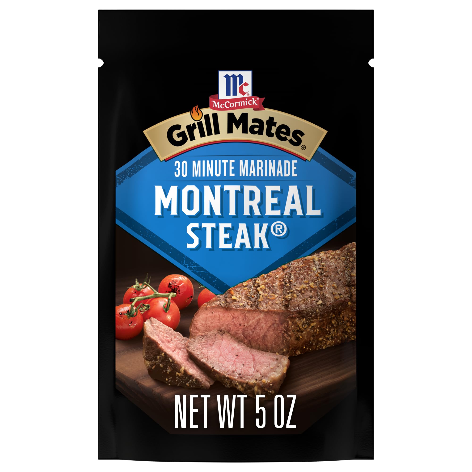 McCormick Grill Mates Montreal Steak Marinade pouch ready to use for flavor