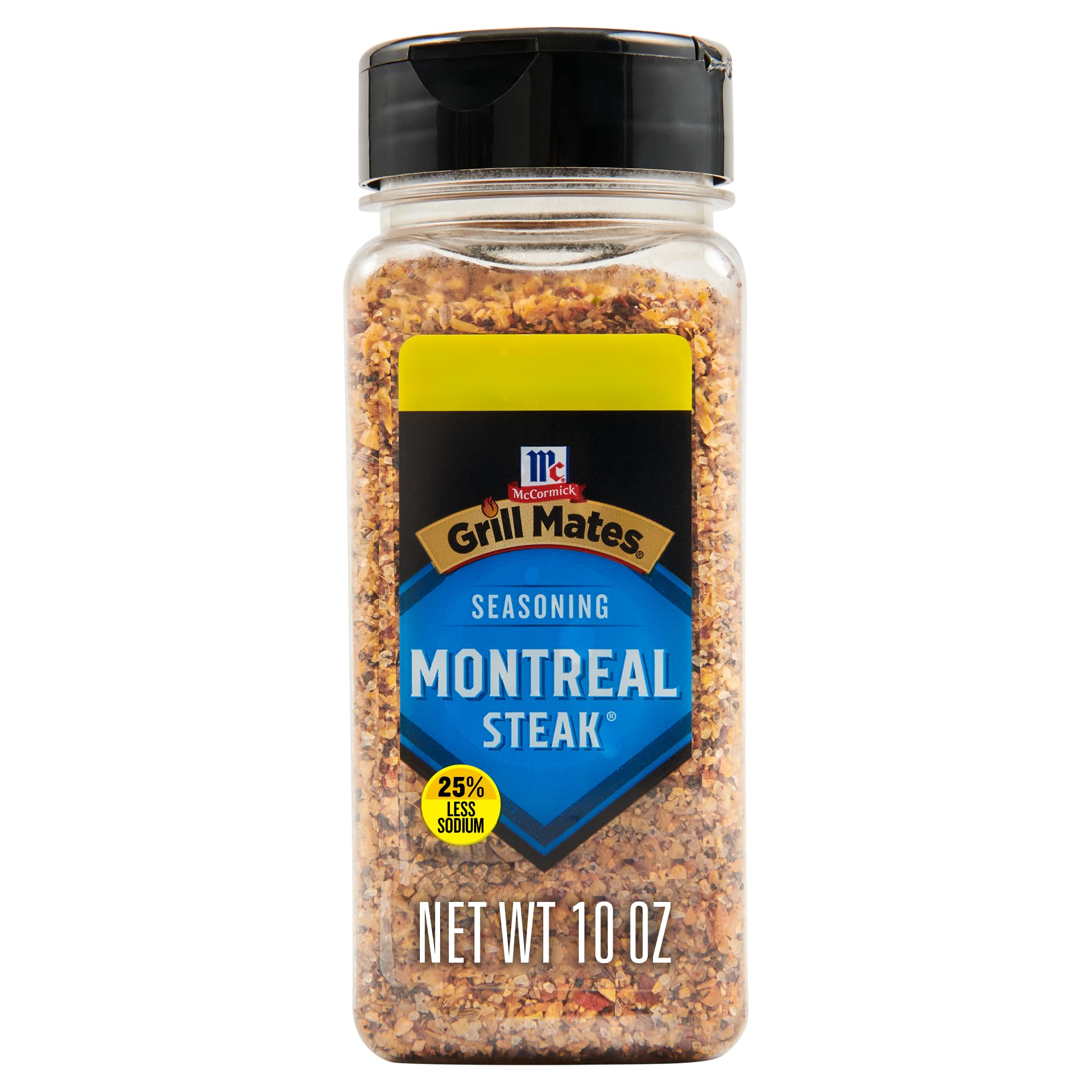 McCormick Grill Mates Montreal Steak Seasoning bottle ready for grilling.