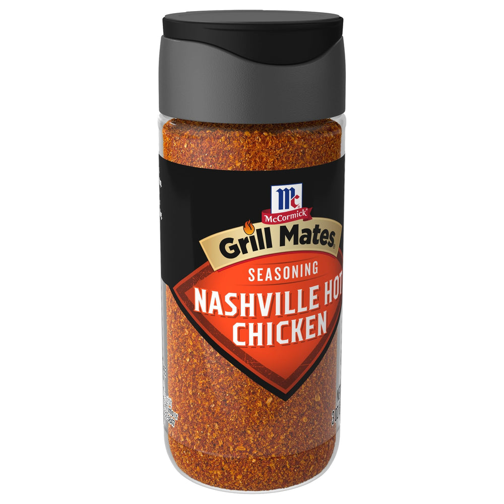 McCormick Grill Mates Nashville Hot Chicken Seasoning bottle ready for bold grilling