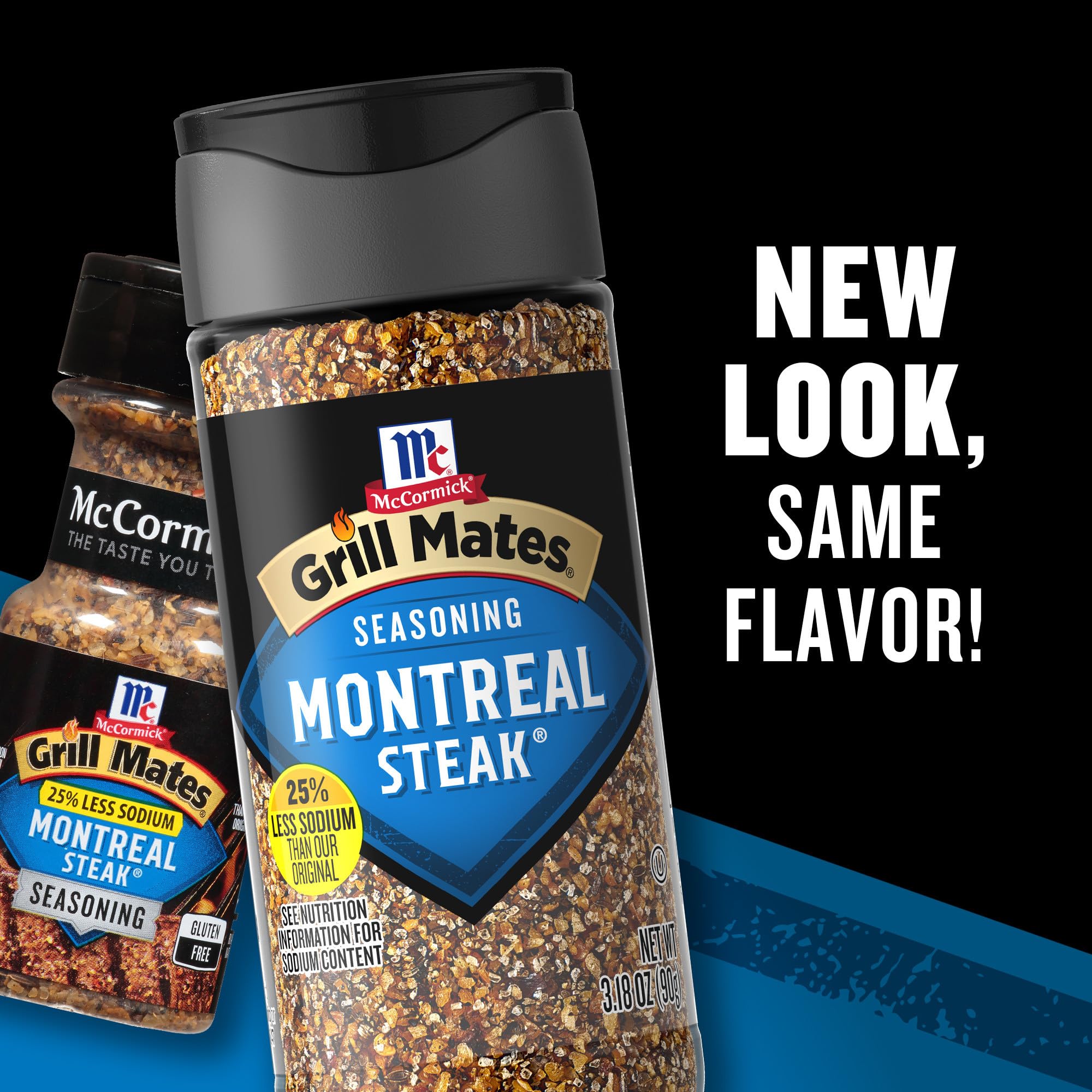 No MSG added label indicates clean flavor in the Montreal seasoning.