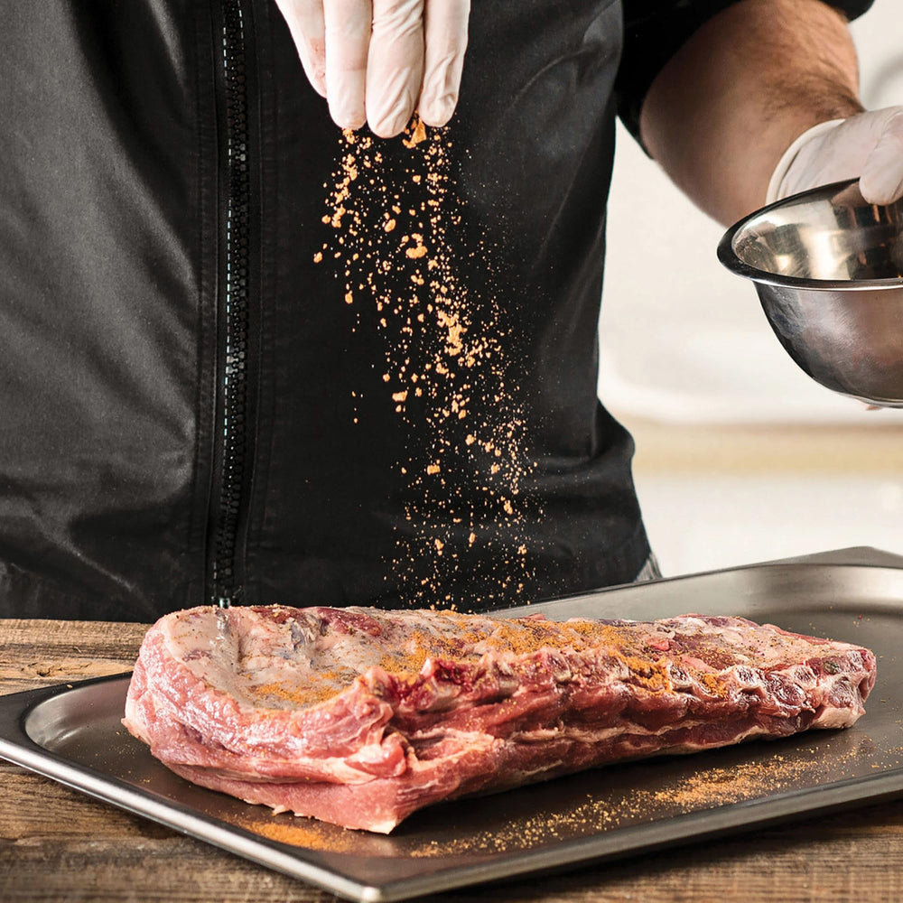 McCormick Grill Mates Smokehouse Maple kitchen-scene showing premium spice blends